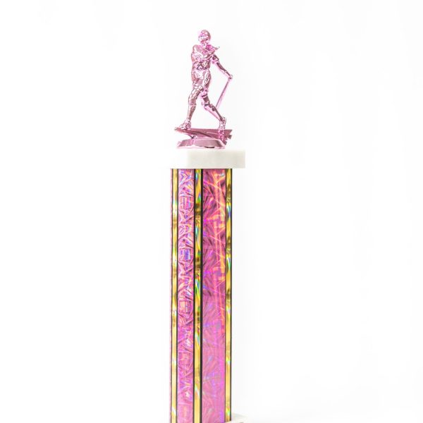 Pretty in Pink Series Wide Column Trophy
