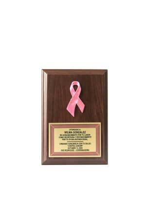 5X7 Plaque with Pink Ribbon PM with XP Plate 1 scaled