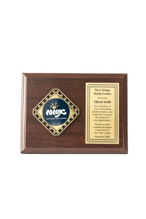 8X10 Diamond Medal Plaque with XP Plate 1 scaled