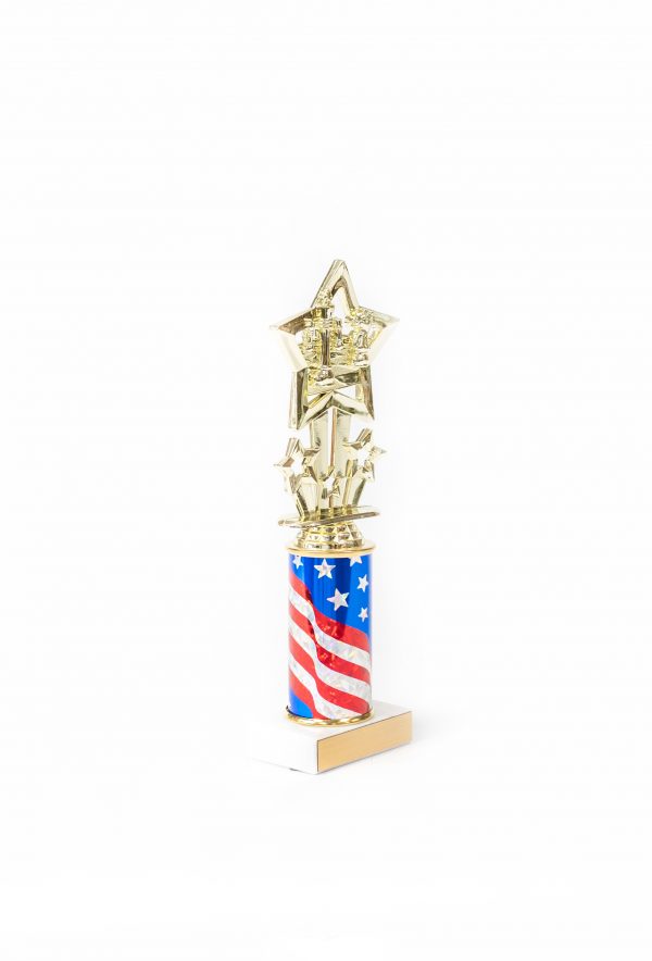 9  Star Themed Figure with Round Column Trophy 2 scaled