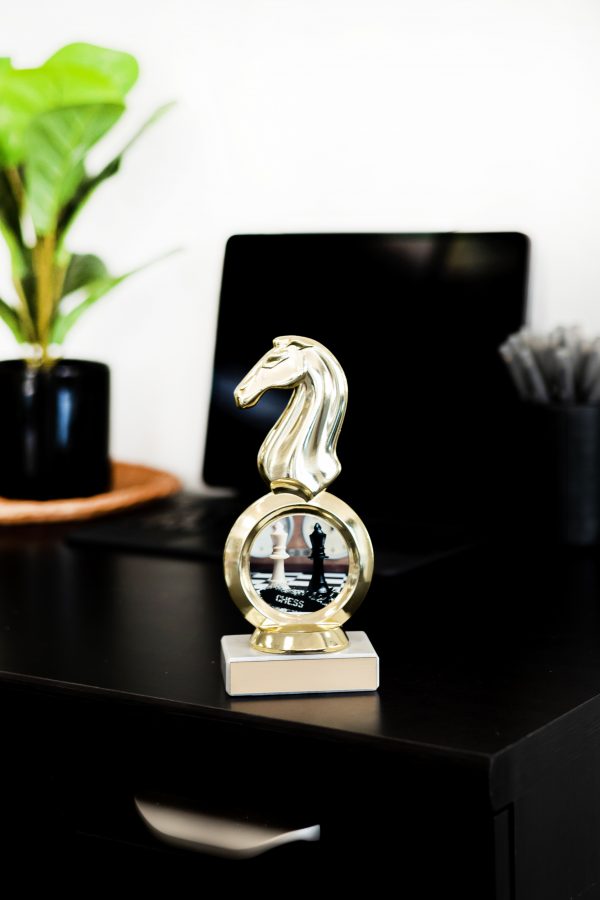 Chess Logo Figure on Marble Base Trophy 3 scaled