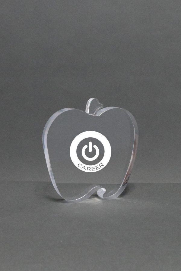 Clear Acrylic Apple 01