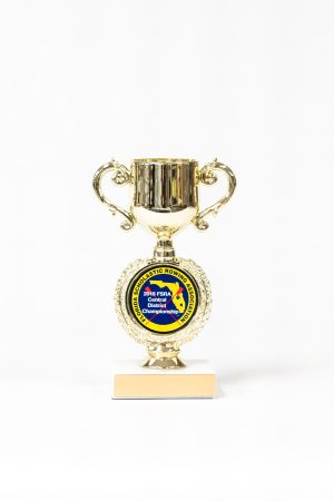Cup Logo Figure on Marble Base Trophy 1