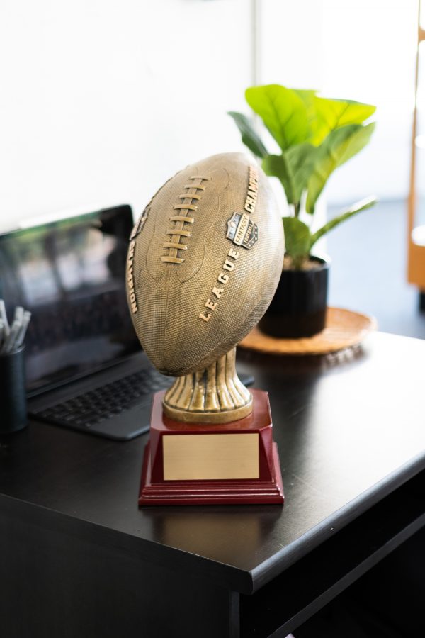 Fantasy Football Resin on Rosewood Base Trophy 3 scaled