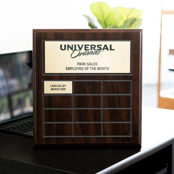 Grooved Sublimated Annual Plaque