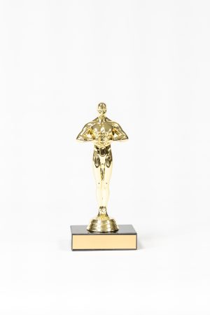 Male Oscar Figure on Marble Base Trophy 1