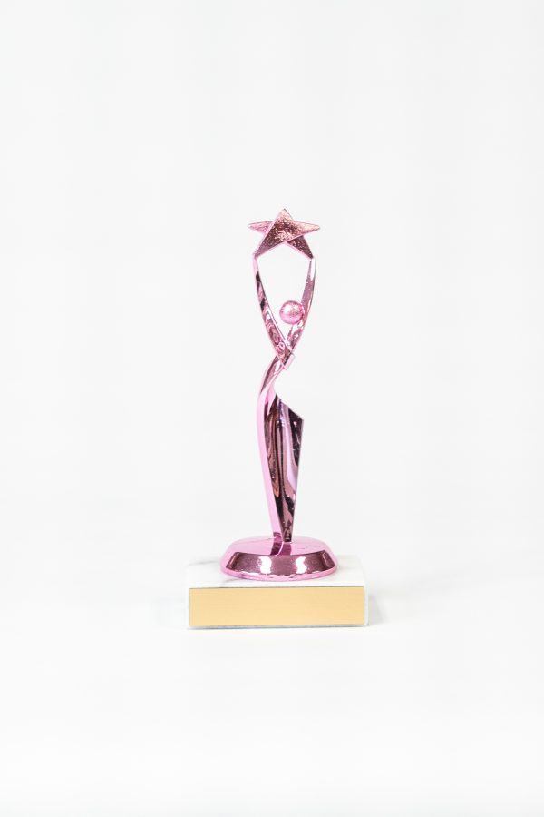 Pretty in Pink Reach for the Star Figure Trophy 1