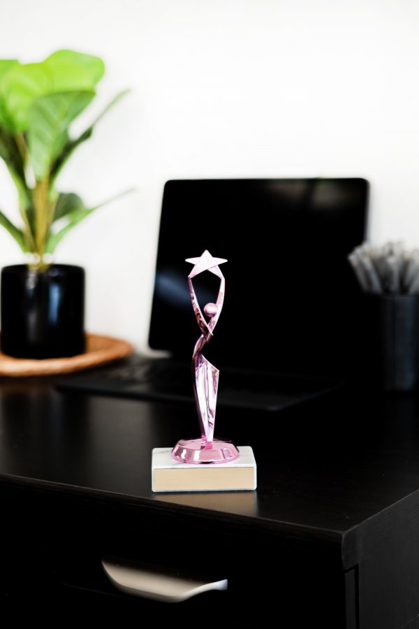 Pretty in Pink Reach for the Star Figure Trophy 3 scaled