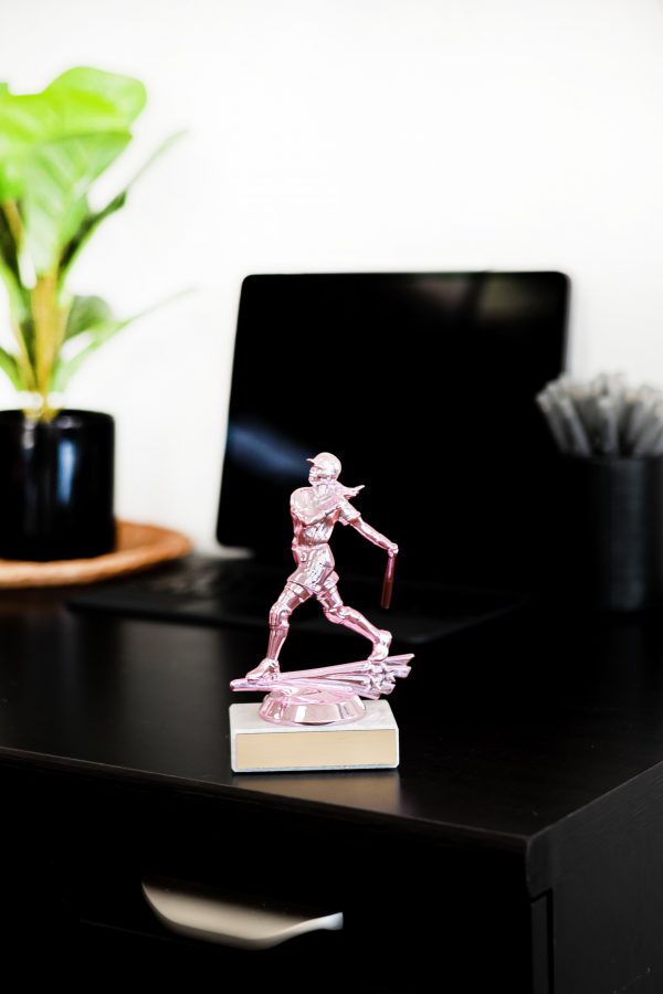 Pretty in Pink Softball Figure Trophy 3 scaled
