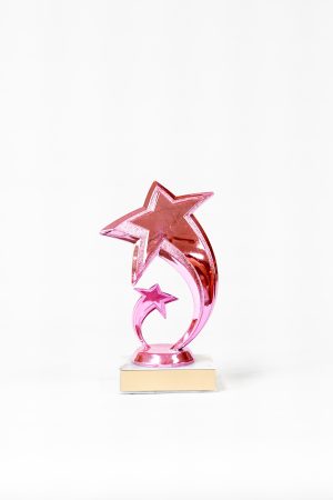Pretty in Pink Star Figure Trophy 1