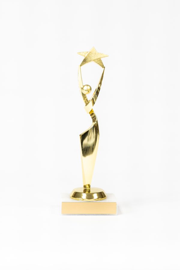 Reach For The Star Figure on Marble Base Trophy 1