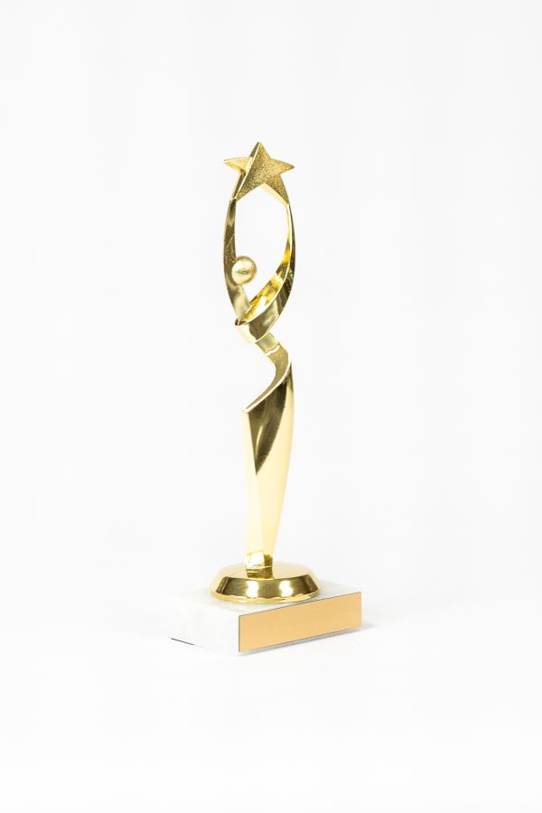 Reach For The Star Figure on Marble Base Trophy 2