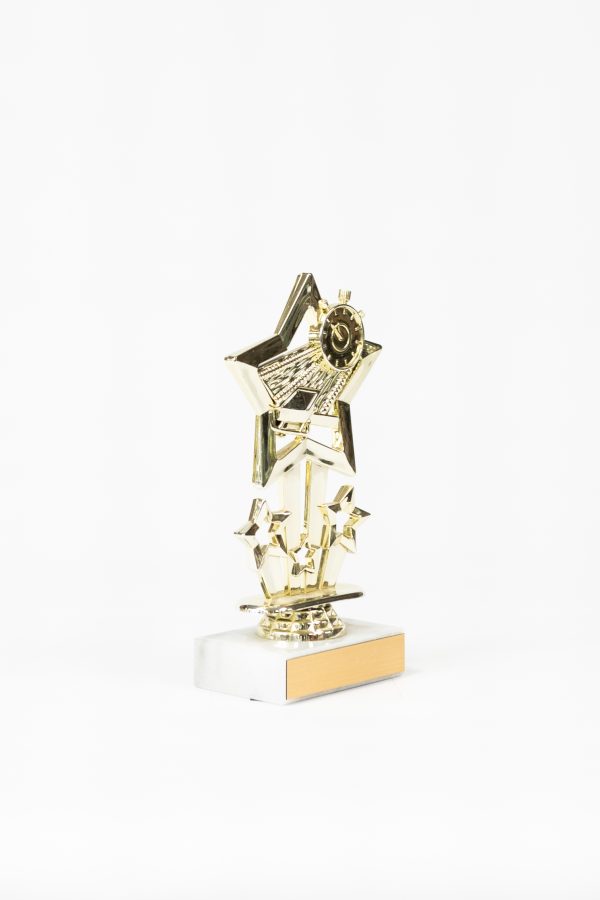 Star Themed Figure on Marble Trophy 2