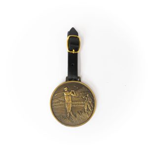 Golf Tag with Leather Strap