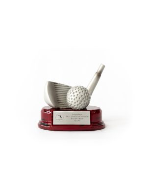 4.5  Trophy Wedge on Wooden Base 1