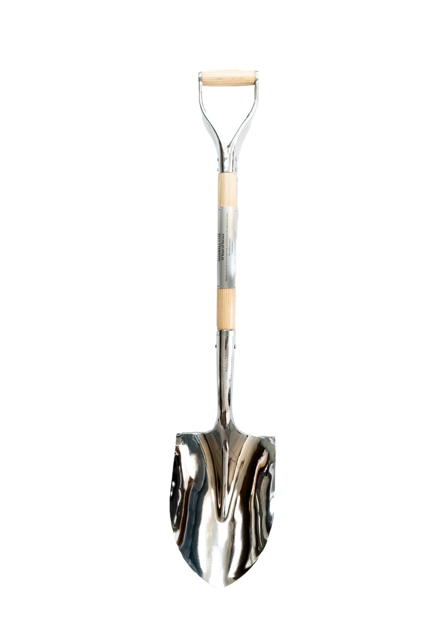 Ceremonial Shovel with Sublimated Engraving United Trophy