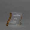 4  Gold Clear Acrylic Paperweight 01 scaled