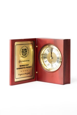 5.5  Rosewood Book Clock CK 359 01