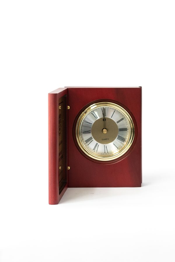 5.5  Rosewood Book Clock CK 359 02