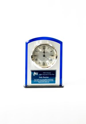 6.5  Blue and Silver Clock BC700 1