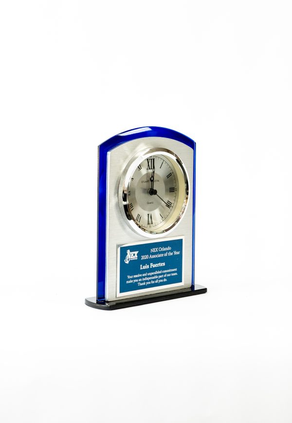 6.5  Blue and Silver Clock BC700 2