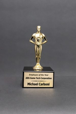 6.75  Trophy Metal Oscar on Black Marble Base 1 scaled