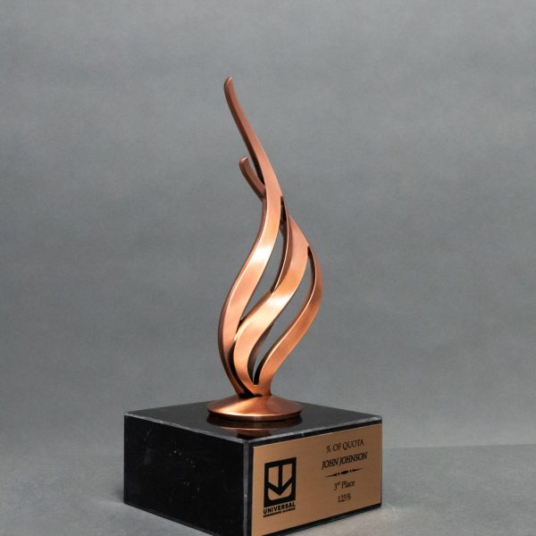 Bronze Metal Flame