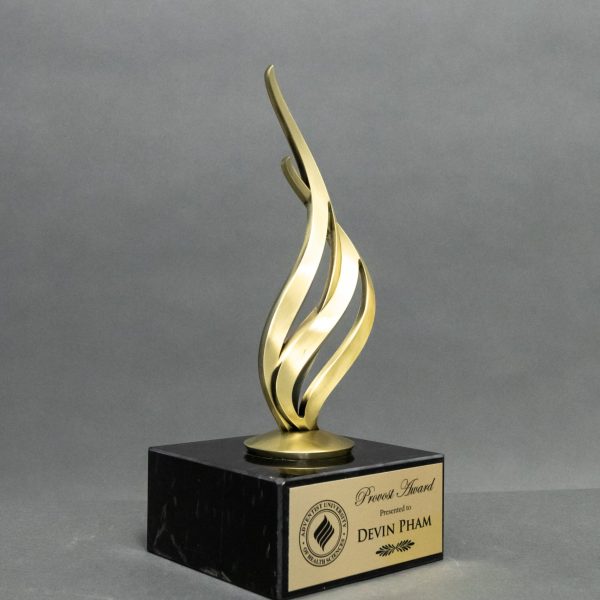 Gold Metal Flame