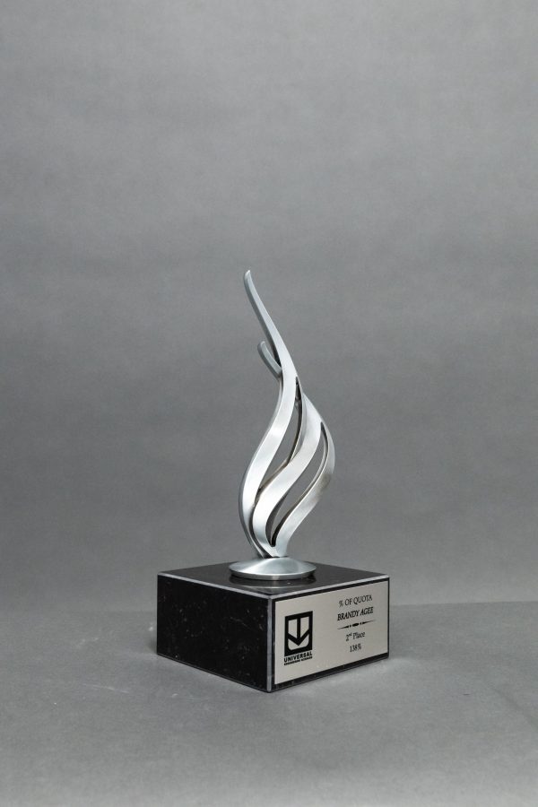 9.25  Trophy Silver Metal Figure on Black Marble Base 2 scaled