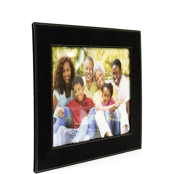 Black Leatherette Picture Frame