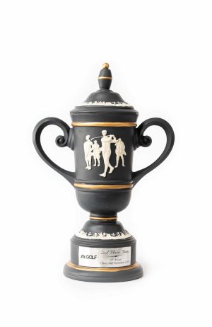 12  Black Resin Golf Trophy 1
