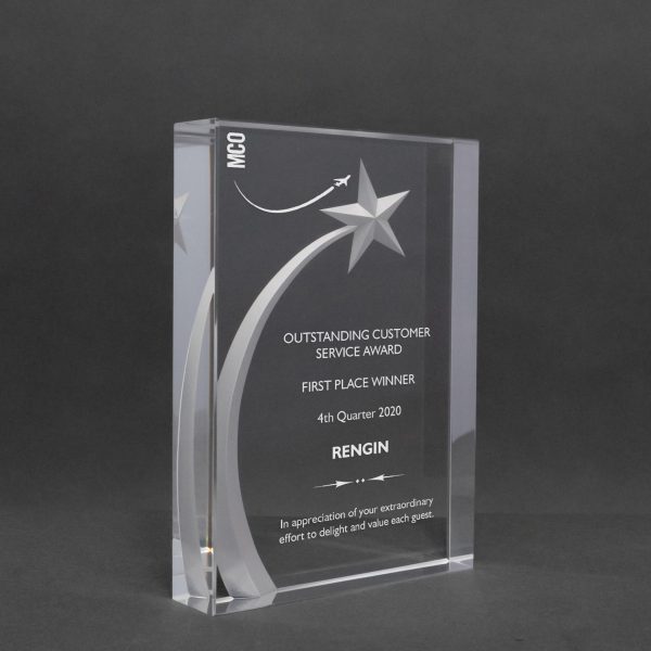 3D Carved Rising Star