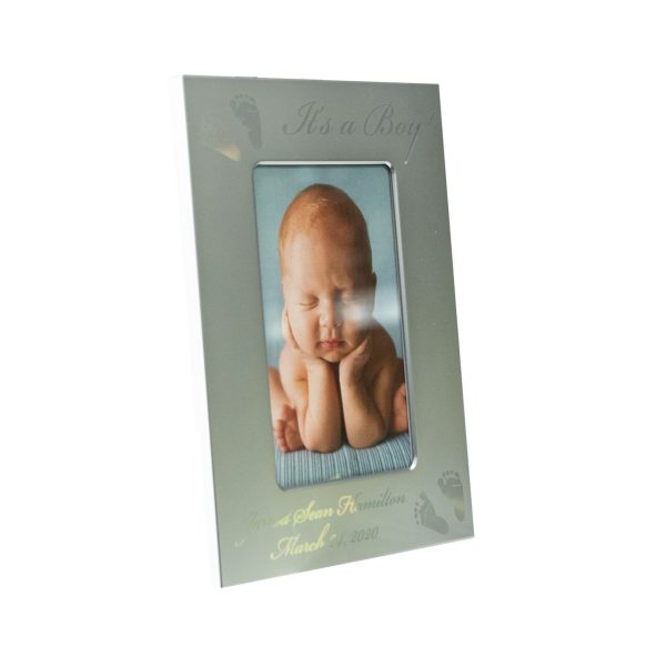 Silver Frame Holds 4″x6″