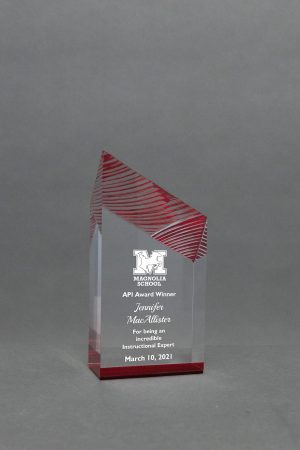 8.5  Red Mirror Glacier Acrylic Award 01 scaled