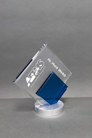 8  Crystal Diamond Award Clear Blue w white fill on Blue Glass 01 scaled