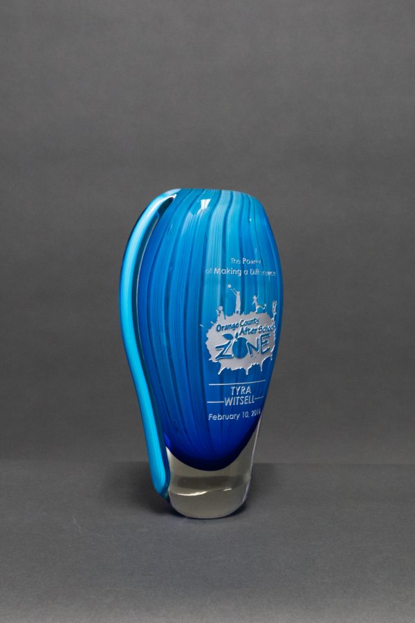 9  Art Glass Blue Vase 02 scaled