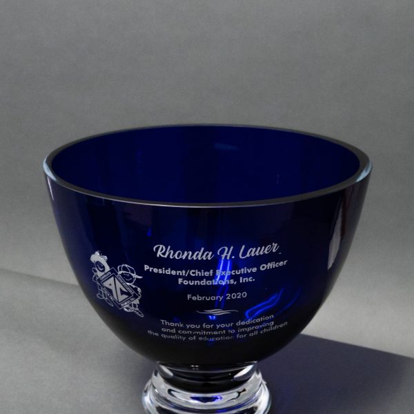 Blue Crystal Bowl