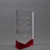 Clear Crystal with Red Bow Tie Bottom 02 scaled