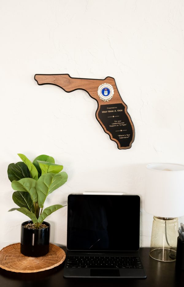 Florida Plaque with Sublimated Plaque 2 scaled