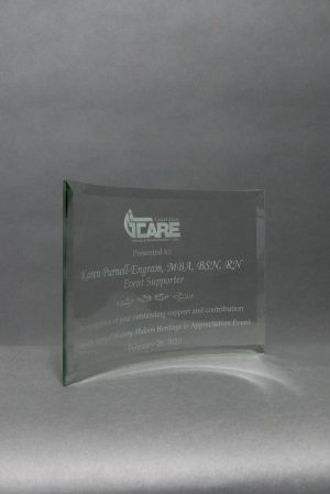 Economy Jade Glass Crescent Award