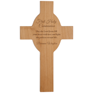 Walnut Cross with Laser Engraving 1